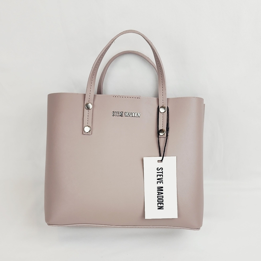 Steve Madden BValley Taupe Satchel Bag